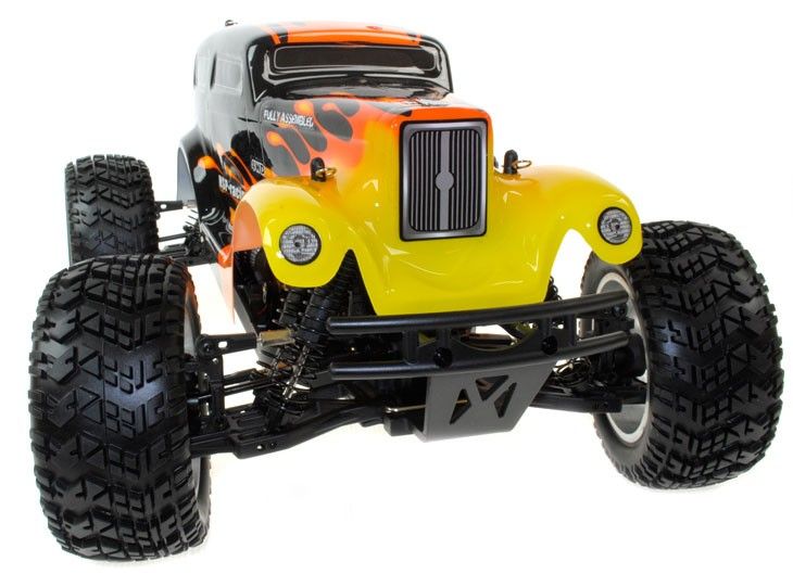 HSP Hot Rod 110 Scale 4WD Electric Radio Controlled Monster Truck.