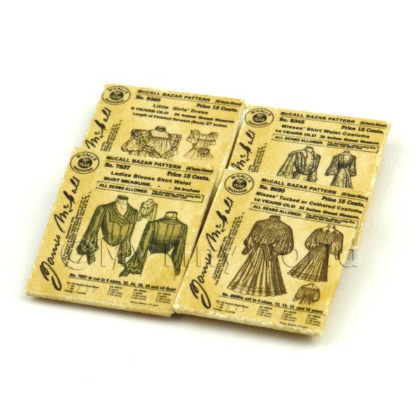 Mini Victorian Dress Pattern Packets (VDPS01)  