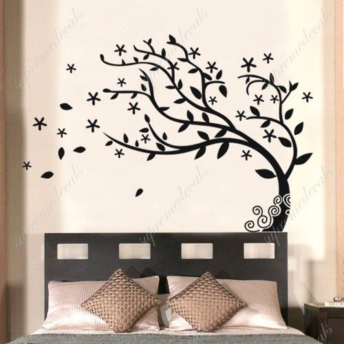 Bedroom decor must have  Elegant tree   Stickers Removable Vinyl Wall 