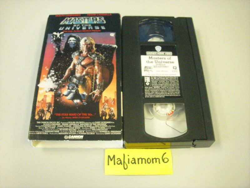 Masters Of The Universe VHS Live Action Dolph Lundgren 085393707330 