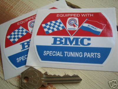 BMC Special Tuning old style stickers Mini MG Healey  
