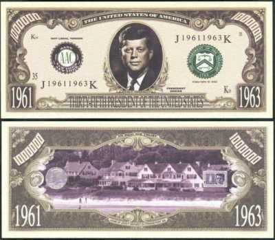 99 John F. Kennedy JFK 35th President Bills  