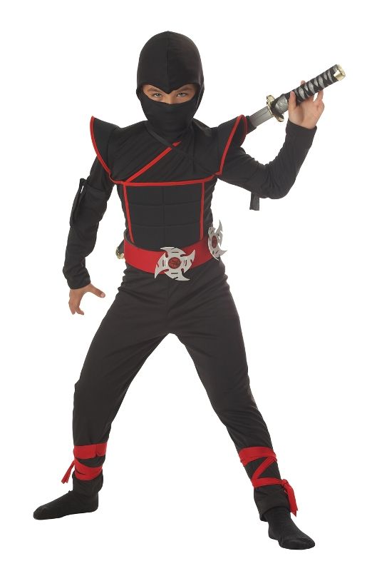 New Stealth Ninja Child Halloween Costume C00228  