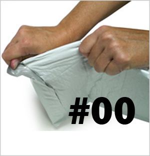 100 #00 (Poly) 5x10 Bubble Mailers Padded Envelopes  