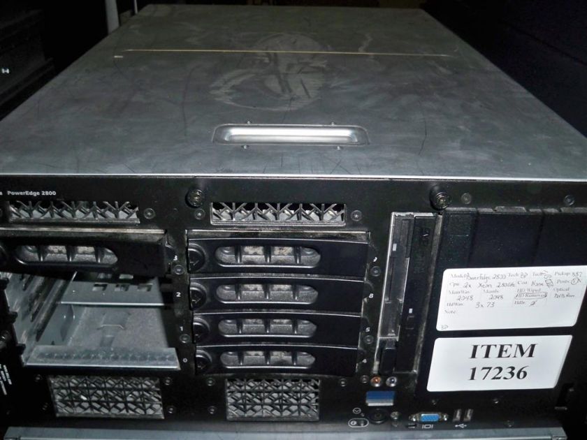 Dell PowerEdge 2800 Server 2 x 2.8GHz CPU 2048 RAM  