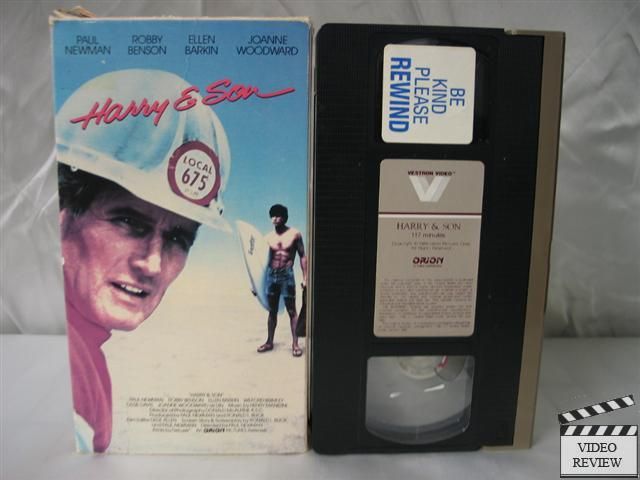 Harry & Son VHS Paul Newman, Robby Benson, Ellen Barkin  