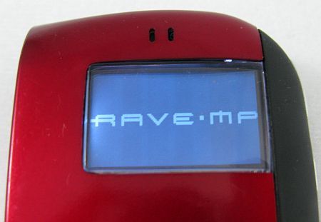 Rave MP Portable  Player Red AS IS  