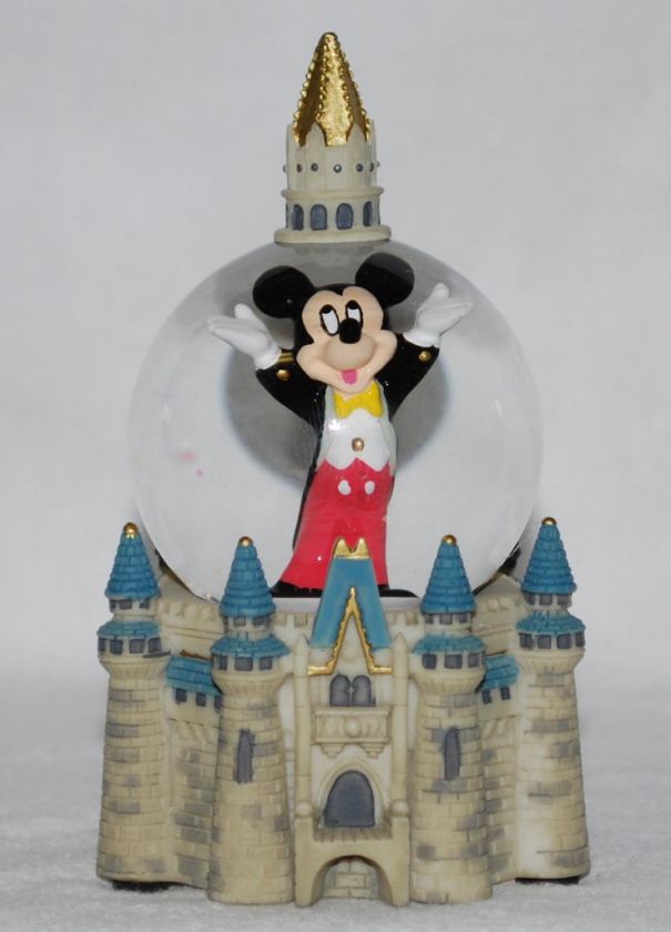 Disney World Castle Mickey Mini Snowglobe New  