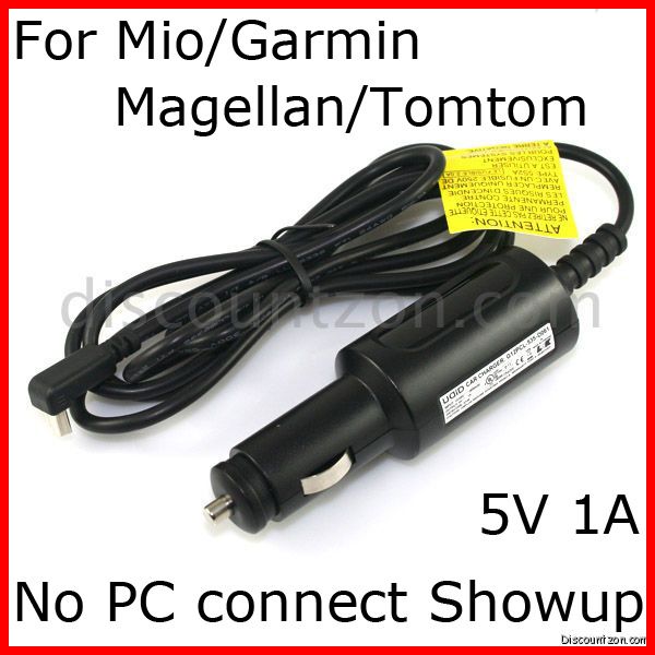   Mini USB car charger for Mio/Navman/Garmin/TomTom/Magellan GPS  