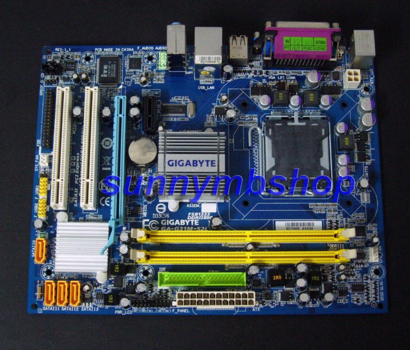 Gigabyte GA G31M S2L Motherboard Socket 775 Micro ATX  